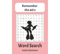 1960s Word Search Puzzle Book: Designed for Baby Boomers