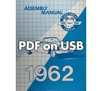 1961 1962 1963 1964 Chevy Montaggio Manuale USB Impala Biscayne Bel Air Ss Wagon