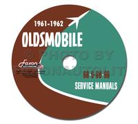1961 1962 Oldsmobile Negozio Manuale CD Olds 88 98 Servizio Riparazione Dynamic