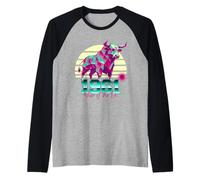 1961 Anno del Bue Compleanno 80 Segno Zodiacale Cinese retrò Maglia con Maniche Raglan