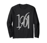 1961 Anno, Grande Numero Vintage Compleanno Maglia a Manica