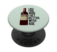1961 COME IL BUON VINO MIGLIORO CON L'ETÀ Meme di compleanno PopSockets PopGrip Adesivo