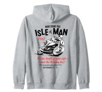 1961 Manx Grand Prix Felpa con Cappuccio
