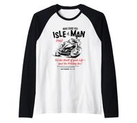 1961 Manx Grand Prix Maglia con Maniche Raglan