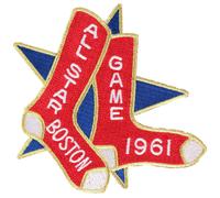 1961 Tutti Stella Gioco IN Boston Rosso Sox Fenway Park Maglia Logo Stemma Toppa