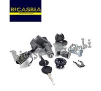 19611 - KIT CHIAVI SERRATURE BLOCCHETTO ACCENSIONE COMPLETE KYMCO 50 125 RS 12"