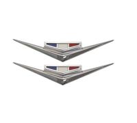 1962-63 Impala, Belair & 64 Chevy II / Nova 283 Anteriore FENDER " V " Emblema