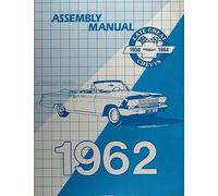 1962 Chevy Fabbrica Montaggio Manuale 62 Impala Bel Aria Biscayne Chevrolet