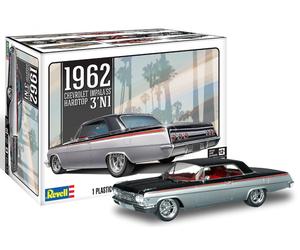 1962 Chevy Impala SS Hardtop (3 in 1) 1:25 Plastic Model Kit MONOGRAM