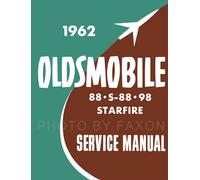 1962 Oldsmobile 88 98 Negozio Manuale Supp Olds Dynamic Super Classico Fiesta