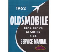 1962 Oldsmobile Negozio Manuale Servizio Riparazione Libro 98 88 Guida Supp