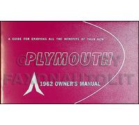 1962 Plymouth Proprietari Manuale 62 Savoia Belvedere Furia Sport Wagon Guida