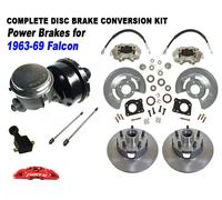 1963-69 Falcon Potenza Anteriore Freno a Disco Kit 5 Manico 11 " Rotori