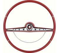 1963 Chevrolet Impala Ss Sterzo Ruota W/ Corno Anello Standard - Rosso