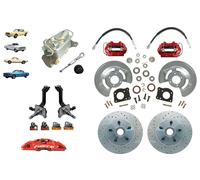 1964.5 Ford MUSTANG No Potenza Anteriore Freno a Disco Kit Con Resistente Fusi ,