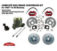 1964-66 Ford MUSTANG Anteriore Tamburo Freno a Disco Kit, M/C -11 " Xd Rotore,