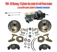 1964-66 MUSTANG 6 Cilindro Anteriore Freno a Disco Kit, 14 " Ruota, Potenza Del