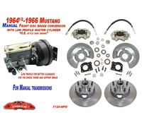 1964-66 MUSTANG Anteriore Potenza Freno a Disco Kit, Lo Profilo Master, Manuale