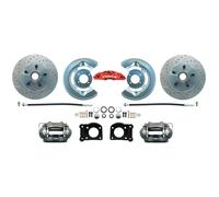 1964-66 MUSTANG Freno a Disco Kit Forati Rotori Gt Pompa Freno