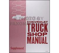 1964 Chevrolet Pickup E Camion Negozio Manuale Chevy Suburban Pannello Big Trk