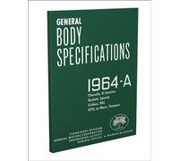 1964 Corpo Specifiche Montaggio Manuale El Camino Chevelle Gto Tempest Lemans