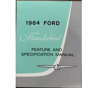 1964 Ford Thunderbird Caratteristica E Specifica Manuale - Dati Fatti Libro Vari