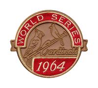 1964 st Louis Cardinals 7th MLB Mondo Serie Championship Maglia Manicotto Toppa