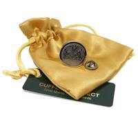 1965 Argento Sixpence Moneta IN Piastra 56 Anno Regalo Stemma Spilla Vincolo Pin