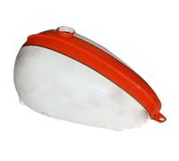 1965 Bianco Arancione Righe Per Triumph T120R TR6 650cc Serbatoio Aes