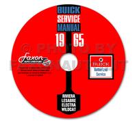1965 Buick Negozio Manuale CD 65 Riviera Lesabre Electra Speciale GS Skylark