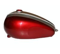 1965 Ciliegia Argento a Strisce Per Triumph T120R TR6 650CC Serbatoio Aes