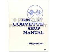 1965 Corvette Negozio Manuale 65 Chevy Riparazione Servizio Libro Chevrolet
