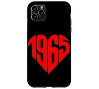 1965 Cuore Vintage 1965 Forma di Cuore Amore 60° Compleanno Custodia per iPhone 11 Pro Max