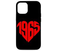 1965 Cuore Vintage 1965 Forma di Cuore Amore 60° Compleanno Custodia per iPhone 12/12 Pro