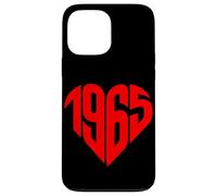 1965 Cuore Vintage 1965 Forma di Cuore Amore 60° Compleanno Custodia per iPhone 13 Pro Max