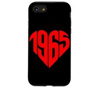 1965 Cuore Vintage 1965 Forma di Cuore Amore 60° Compleanno Custodia per iPhone SE (2020) / 7 / 8