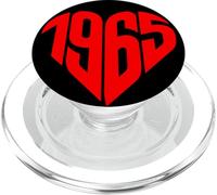 1965 Cuore Vintage 1965 Forma di Cuore Amore 60° Compleanno PopSockets PopGrip per MagSafe