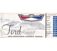 1965 Ford Proprietari Manuale Canadese Originale Mint Galaxie Custom Ltd Canada