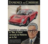 1965 La Domenica Del Corriere (N°22) "Ferrari Carrozzata da Pininfarina per la