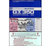 1965 MUSTANG Shelby Gt 350 Owner Manuale Set 2 Libri N Busta Ford GT350 Owner