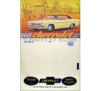 1966 Chevy Owner Manuale Pacchetto Impala Ss Bel Aria Caprice Biscayne Chevrolet