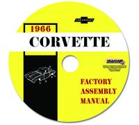 1966 Corvette Fabbrica Montaggio Manuale Su Cd-Rom Chevrolet Chevy Esploso Views