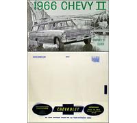 1966 Nova Chevy II E Ss Proprietari Manuale Con Busta 66 Chevrolet Owner Guida