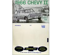 1966 Nova Chevy II E Ss Proprietari Manuale Con Busta 66 Chevrolet Owner Guida