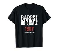 1967 Compleanno Barese Uomo Donna Maglia Divertente Maglietta