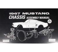 1967 Ford MUSTANG Telaio Montaggio Manuale 67 Freni Sospensione Carburante Del