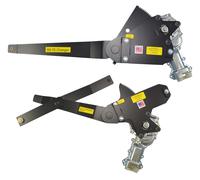 1968-70 Dodge Caricabatterie Potenza Finestrino Kit, Anteriore & Retro W/Cromato