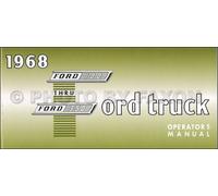 1968 Ford F100 F250 F350 Camion Proprietari Manuale Pickup Ranger Su Esploratore