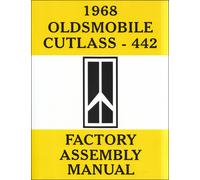 1968 Olds Cutlass Montaggio Manuale Supreme 442 F85 S Oldsmobile Fabbrica