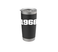 1968 Vintage Arco Varsity Distressed Retro Compleanno Anno Bicchiere termico in acciaio inox doppia parete